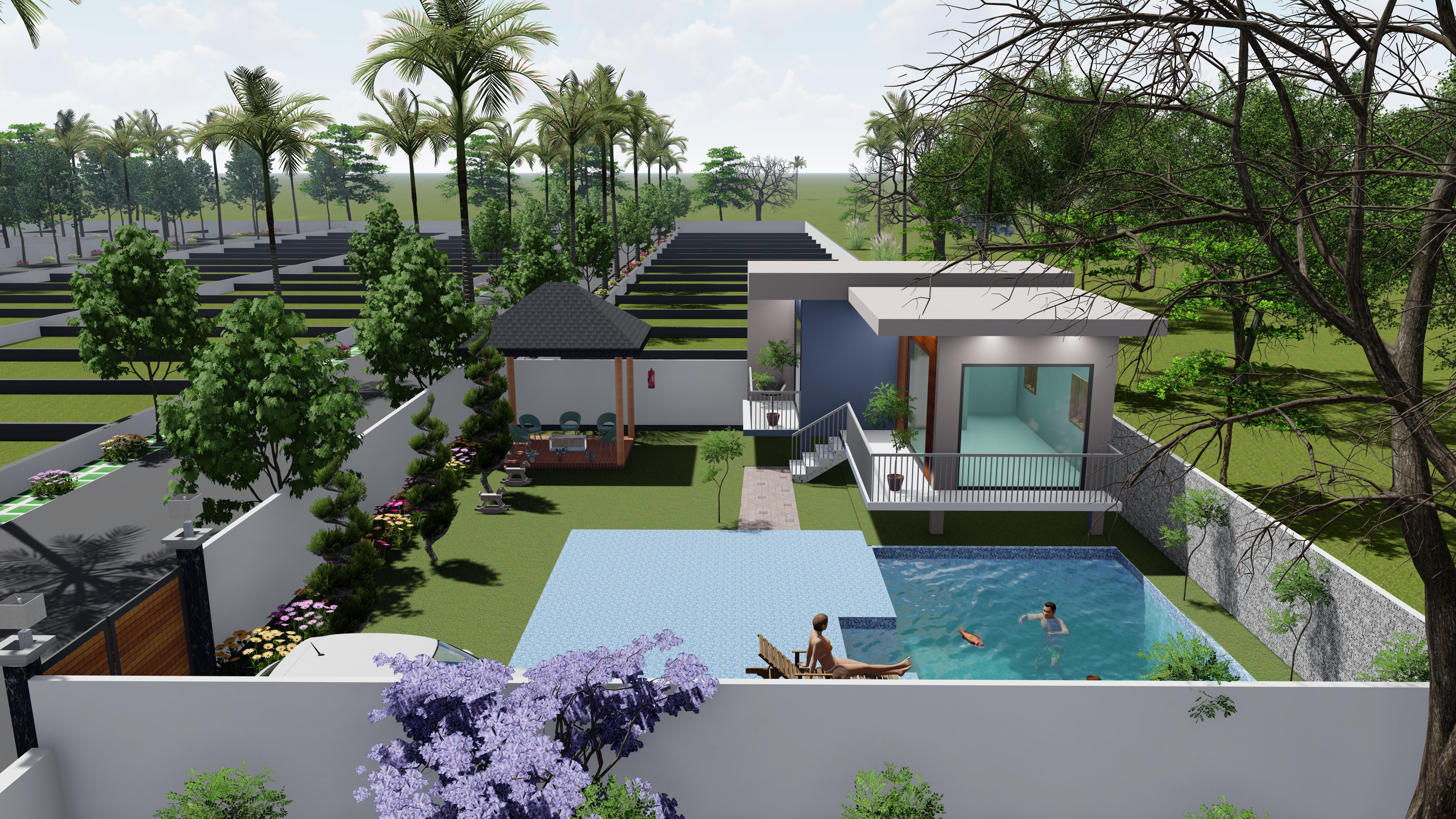 Luxury Farmhouse With Private Pool In Lucknow